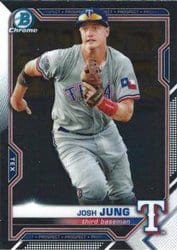 2021 Bowman Chrome Prospects Josh Jung #BCP-38 card