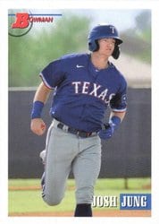 2021 Bowman Heritage Base Set Josh Jung #236 card