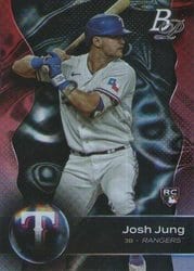 2023 Bowman Platinum Base Set Josh Jung #1 card