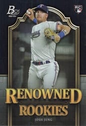 2023 Bowman Platinum Renowned Rookies Josh Jung #RR-15 card