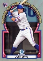 2023 Bowman Rookie of the Year Favorites Josh Jung #ROYF-9 card