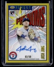 2023 Finest Flashbacks Autographs Josh Jung #87 card