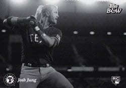 2023 Topps Black & White Base Set Josh Jung #46 card
