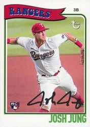 2023 Topps Brooklyn Collection Base Set Josh Jung #26 card