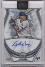 2023 Topps Chrome Black Ivory Autographs Josh Jung #WCA-JJ card