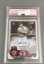 2023 Topps Chrome Logofractor Edition Autographs Josh Jung #RCA-JJ card