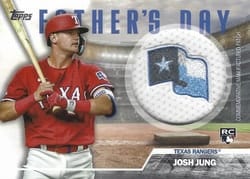 2023 Topps Father's Day Commemorative Team Patches Josh Jung #FD-JJ card