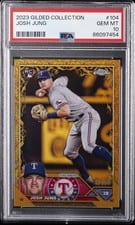 2023 Topps Gilded Collection Base Set Josh Jung #104 card