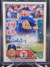 2023 Topps Holiday Autographs Josh Jung #HAC-JJ card
