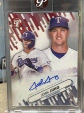 2023 Topps Pristine Fresh Faces Autographs Josh Jung #FFA-JJ card