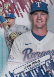 2023 Topps Pristine Fresh Faces Josh Jung #FF-9 card