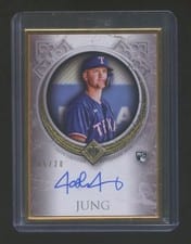 2023 Topps Transcendent Collection Gold Frame Autographs Josh Jung #TCA-JJ card