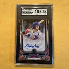2023 Topps Tribute League Inauguration Autographs Josh Jung #LIA-JJ card