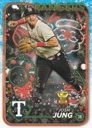 2024 Topps Holiday Base Set Josh Jung #H73 card