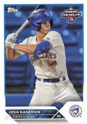 2023 Topps Pro Debut Base Set Josh Kasevich #PD-154 card