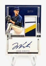 2024 Panini Impeccable Elegance Prospect Jersey Autographs Josh Knoth #EPJ-JK card