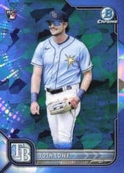 2022 Bowman Chrome Sapphire Edition Base Set Josh Lowe #87 card