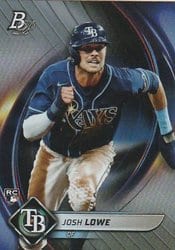 2022 Bowman Platinum Base Set Josh Lowe #81 card