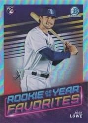 2022 Bowman ROY Favorites Josh Lowe #ROYF-11 card