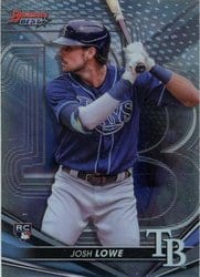 2022 Bowman's Best Base Set Josh Lowe #67 card