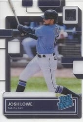 2022 Panini Chronicles Clearly Donruss Josh Lowe #65 card