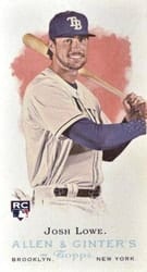 2022 Topps Allen & Ginter Mini Rookie Design Variations Josh Lowe #RDV-11
