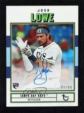 2022 Topps Brooklyn Collection Autographs Josh Lowe #AC-JL card