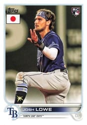 2022 Topps Japan Edition Base Set Josh Lowe #219 card