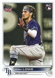 2022 Topps UK Edition Base Set Josh Lowe #110 card