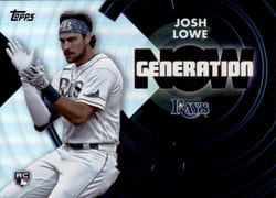 2022 Topps Update Generation Now Josh Lowe #GN-85 card