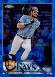2023 Topps Chrome Update Sapphire Edition Base Set Josh Lowe #USCS303 card
