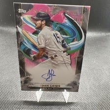 2023 Topps Inception Rookies and Emerging Stars Autographs Josh Lowe #BRES-JL card