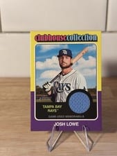 2024 Topps Heritage Clubhouse Collection Relic Josh Lowe #CCR-JLO card