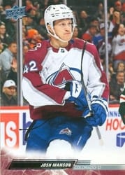 2022-23 Upper Deck Base Set Josh Manson #537 card