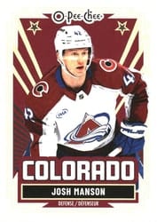 2025-26 O-Pee-Chee Base Retro Josh Manson #157 card