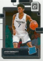 2022-23 Donruss Optic Base Set Josh Minott #244 card