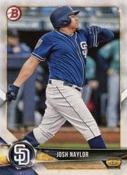 2018 Bowman Draft Base Set Josh Naylor #BD-122 card