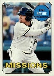 2018 Topps Heritage Minor League Base Set Josh Naylor #61 card