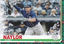 2019 Topps Holiday Base Set Josh Naylor #HW140 card