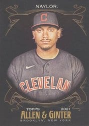 2021 Topps Allen & Ginter X Base Set Josh Naylor #190 card
