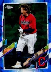 2021 Topps Chrome Sapphire Edition Base Set Josh Naylor #419 card