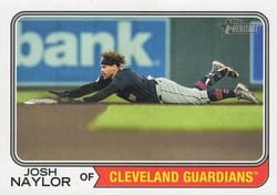 2023 Topps Heritage Base Set Josh Naylor #33 card