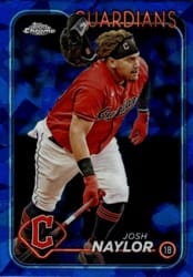 2024 Topps Chrome Sapphire Edition Base Set Josh Naylor #10 card