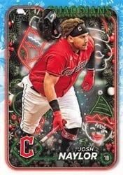 2024 Topps Holiday Base Set Josh Naylor #H120 card
