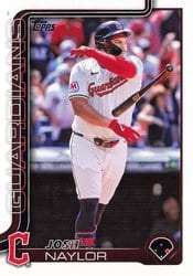 2025 Topps Base Set Josh Naylor #322 card