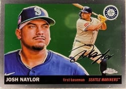 2025 Topps Chrome Platinum Base Set Josh Naylor #11 card