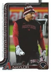 2025 Topps Update Base Set Josh Naylor #US110b card