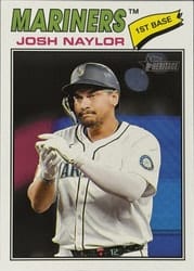 2026 Topps Heritage Base Set Josh Naylor #129 card