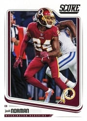 2018 Score Base Set Josh Norman #323 card