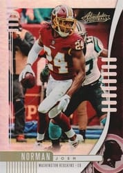 2019 Panini Absolute Base Set Josh Norman #60 card